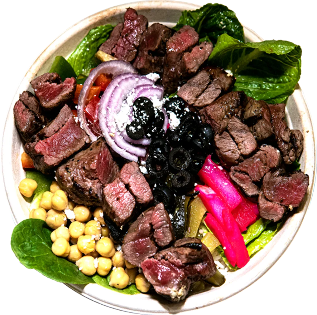 Chickpz steak galore bowl